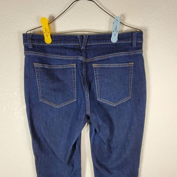 Duluth Trading Co. Blue Denim Womens Straight Leg Jeans 10x31 Cotton Blend - Picture 7 of 11